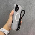 Hand Wrist Strap Matte Case for iPhone - Image 6