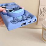 Cartoon Stitch Silicone Phone case - Image 4