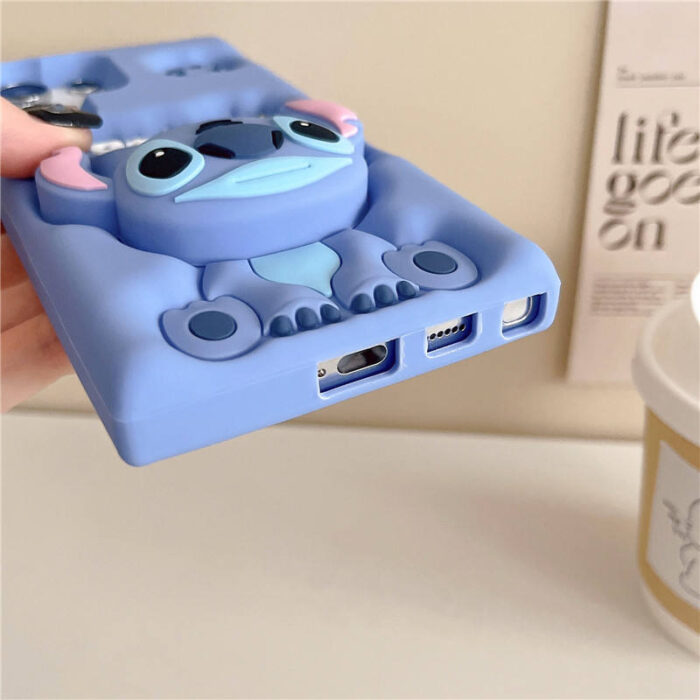 Cartoon Stitch Silicone Phone case - Image 4