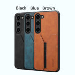 Denior | Drop Resistant Elastic Insert Shell Leather Phone Case for Samsung - Image 4