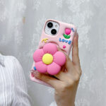 Cute Girl Silicone Flower Mobile Phone Case - Image 6