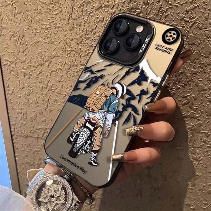 Locomotive Boy Laser Color Silver PC Hard Case - Image 2