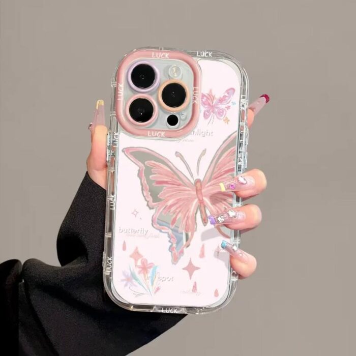 Girly Cute Butterfly IPhone Case - Image 2
