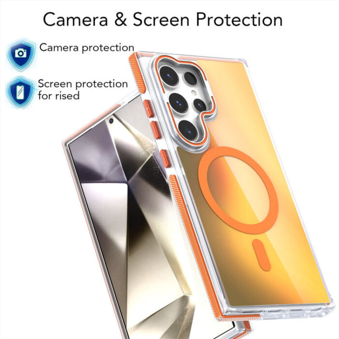 Premium Quality Gradient Color Protective Magnetic Mobile Phone Case - Image 3