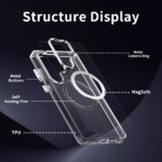 For Samsung cases luxury design Wireless Charge Magnetic Phone Case For Samsung Galaxy S22 S23 S24 S25 Ultra Plus  Shockproof Bumper - Image 6