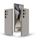 Premium PU Leather With Precise Camera Frame Skin Feel Business Protective Phone Case