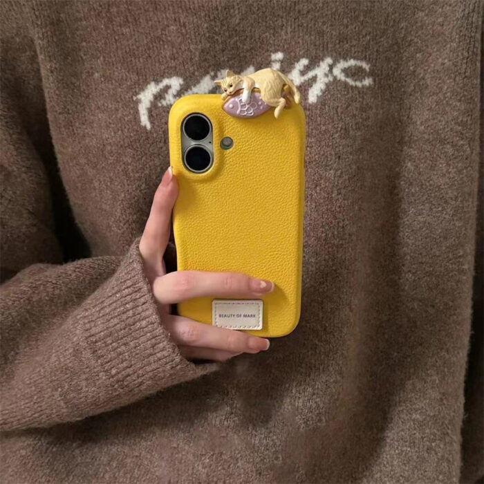 Creative 3D Cat Kawaii Cartoon Phone Case - Image 5