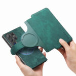 Premium PU Leather Magnetic Mobile Phone Case for Samsung - Image 6