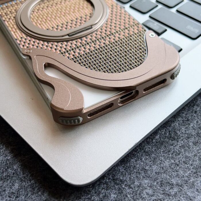 Premium Aluminum Metal Frameless Magnetic Mobile Phone Case - Image 5