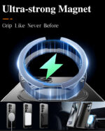 Fashion 360 Degree Rotatable Metal Magnetic Ring Kickstand Cover - Image 6