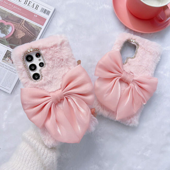 Delicate Girl Plush Phone case - Image 5