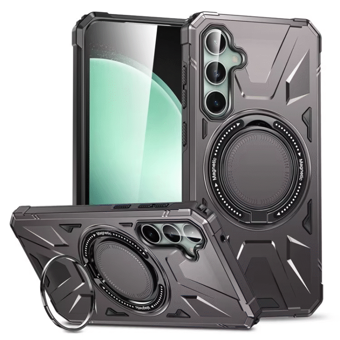 For Samsung Galaxy (S22 S23 S24 S25 Ultra) Phone Case Shock Absorbing Magnetic Smart with 360 Kickstand Phone Cover - Image 14