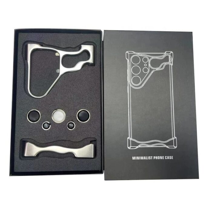 Luxury Irregular Aluminum Alloy Bumper Phone Case - Image 6