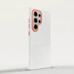 Premium PU Leather Magnetic With Camera Frame Skin Feel Phone Case - Image 3