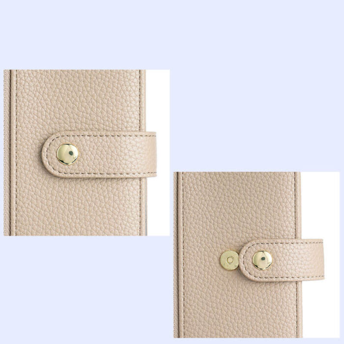 Premium Leather Wallet with Strap Card Slot Cover Cross Body Mobile Phone Case - Image 3