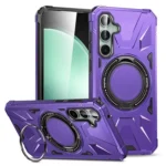 For Samsung Galaxy (S22 S23 S24 S25 Ultra) Phone Case Shock Absorbing Magnetic Smart with 360 Kickstand Phone Cover - Image 15