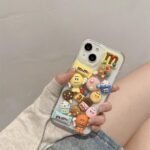 3D Cartoon Candy Chocolate Bean Phone Case for IPhones - Image 3