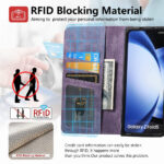 Luxury Leather Phone Case for Samsung Zfold7 Plus Magnetic Phone Case - Image 5