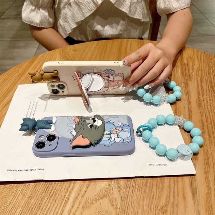 Cartoon Cat Silicone Mobile Phone Case - Image 2