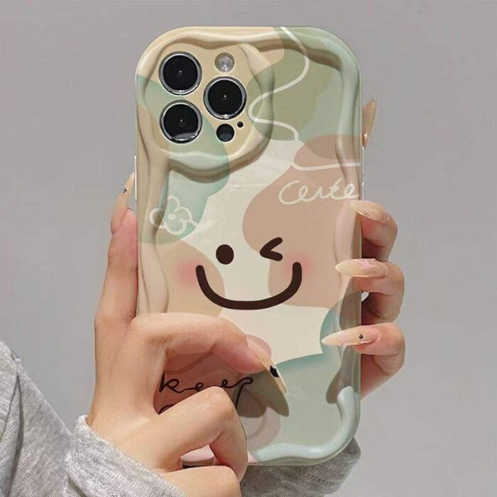 Hb1ae95dd58124e5ebad6994efd2ba93al.jpg_960x960q80 Fashionable for Smiley Face Anti-Drop TPU Phone Case - Image 1