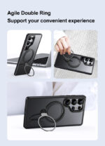 2025 Custom Mobile Phone Case Luxury Wireless Charging Magnetic Safe Phone Case for Samsung Galaxy S25 Ultra Cover With Stand - Image 6