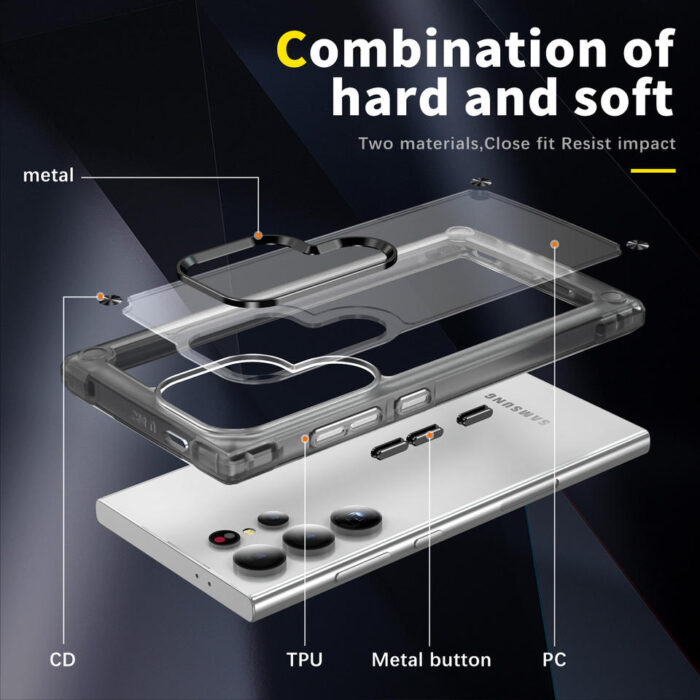 Trending Product for Samsung Galaxy S24 Ultra S24 Plus Luxury Transparent Phone Case - Image 3