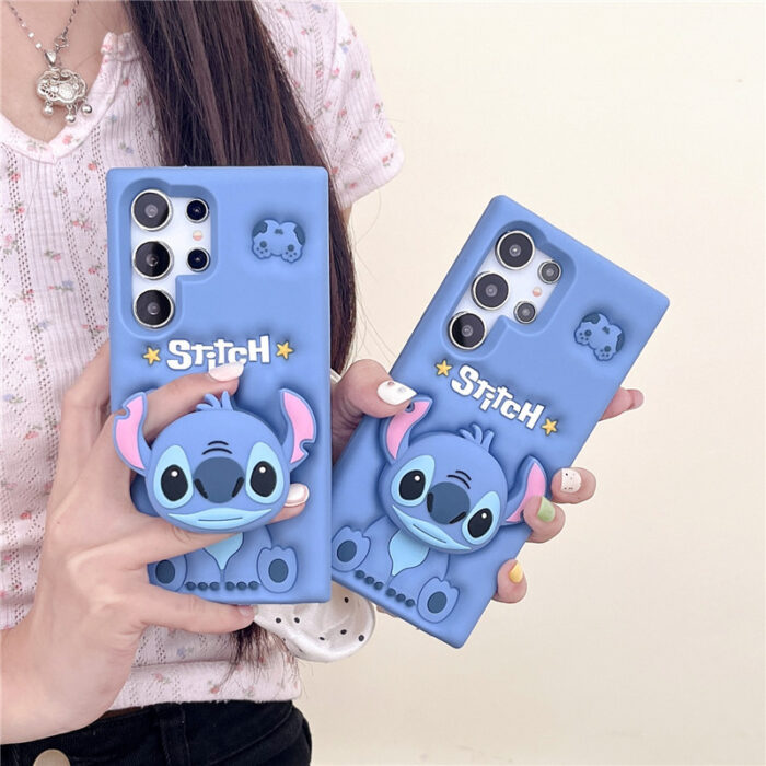 Cartoon Stitch Silicone Phone case - Image 7