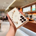 Luxury Plating TPU Girly Cover Love Heart Bracelet Mobile Phone Cases - Image 2