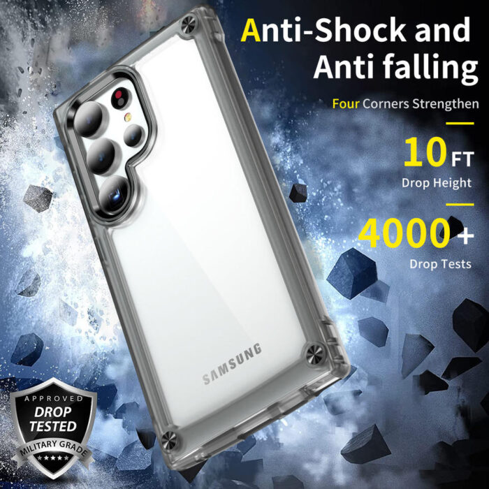 Trending Product for Samsung Galaxy S24 Ultra S24 Plus Luxury Transparent Phone Case - Image 4