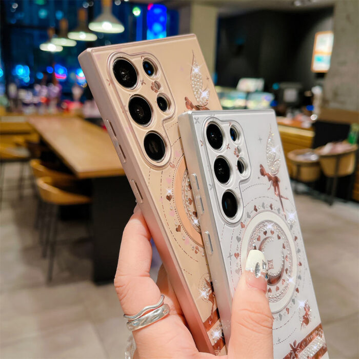 High Quality Fairy Elf Magnetic Wireless Charging Phone Case - Image 3