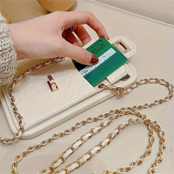 3D Bow Cartoon Bear Premium Mobile Cover PU Leather Soft With Lanyard Bag Phone Case - Image 2