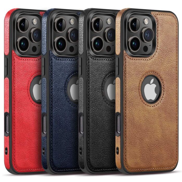 Premium PU Leather Luxury Case for iPhone - Image 1