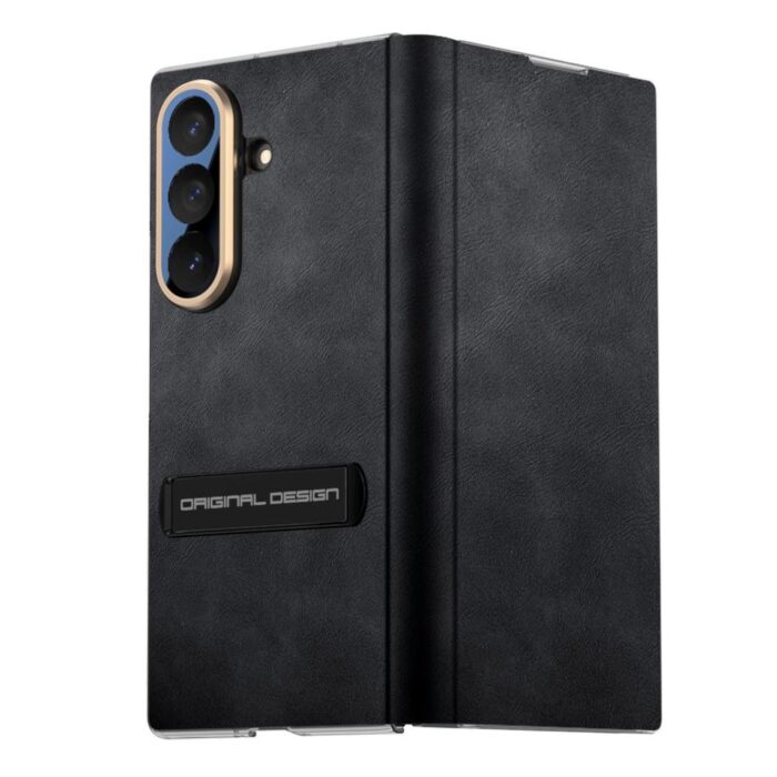 For Samsung ZFold7 Ultra-Thin Magnetic Leather Case Luxury Stand Design Flip Phone Case for All-Inclusive Screen Protection - Image 5