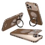 Snap Button Leather Phone Case for iPhone - Image 4