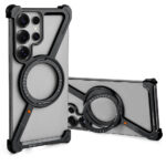 Z Case Edge-less Metal Phone Case with 360 Degree Rotatable Kickstand , Wireless Charging Supported