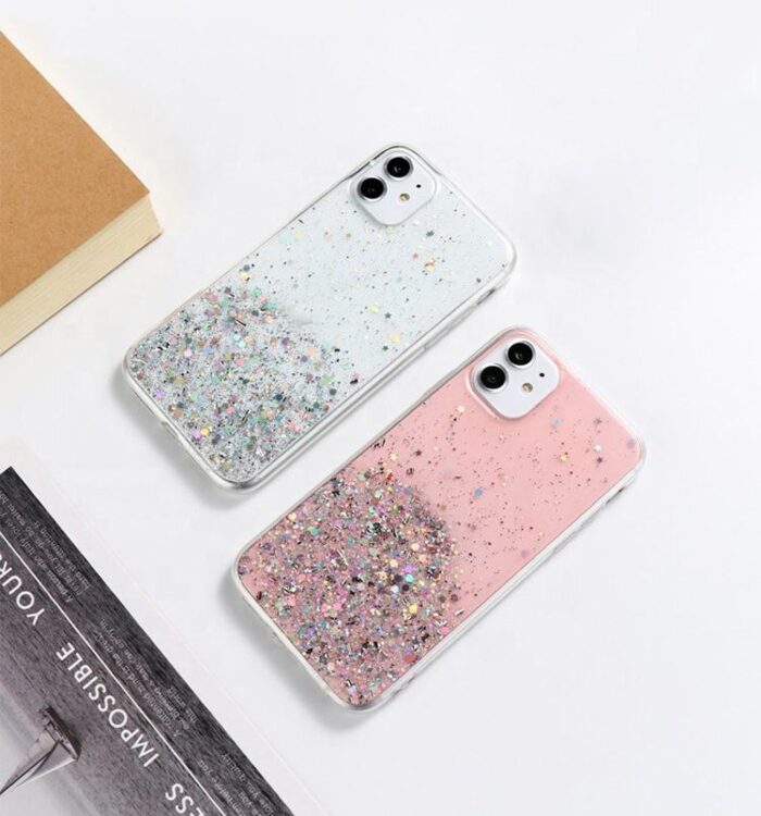 Hd48fcfb07610474eb9964deb3b98794fq.jpg_960x960q80 Bling Glitter Fashion Girls Glitter Back Cover Phone Case for iPhone - Image 1