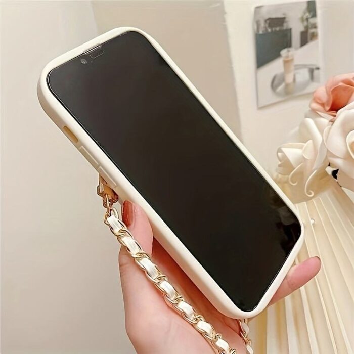 3D Bow Cartoon Bear Premium Mobile Cover PU Leather Soft With Lanyard Bag Phone Case - Image 3