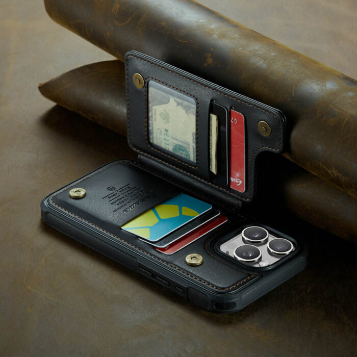 Leather Detachable Bag Back Cases for Phones - Image 5