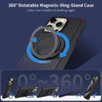 PU Leather Case with Stand for iPhone - Image 2