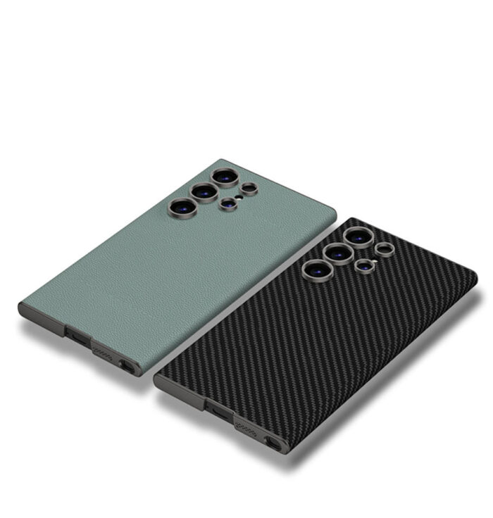 Premium PU Leather With Precise Camera Frame Skin Feel Business Protective Phone Case - Image 2