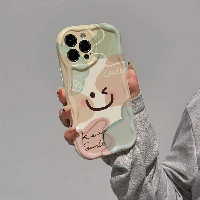 Fashionable for Smiley Face Anti-Drop TPU Phone Case - Image 6