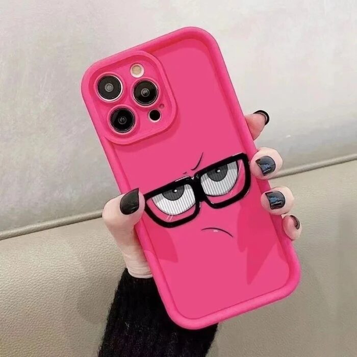 New Design Cool Boy Girls Funny Angry Expression Phone Case - Image 2