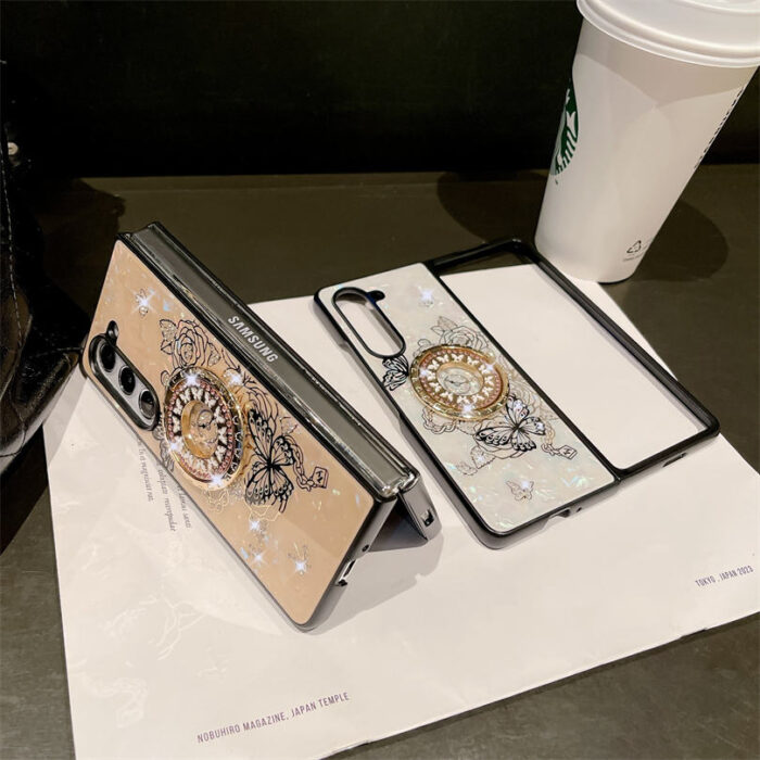 Luxury Butterfly Diamond Bling Phone Case - Image 1