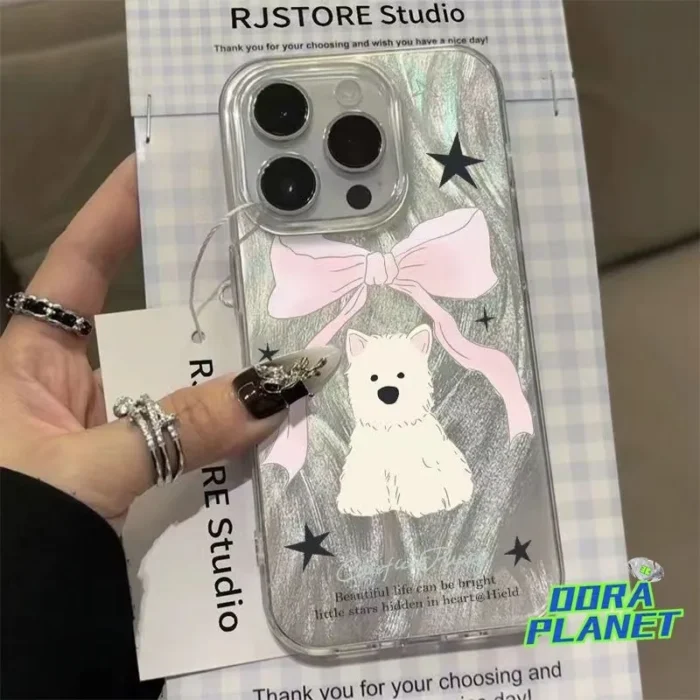 Sweet Girl Bow Phone Case for iPhone - Image 7