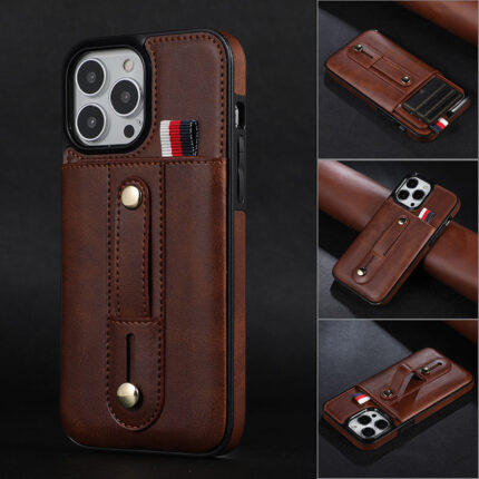 Wallet Case Compatible Holder Features Phone Case for iPhone