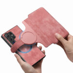 Premium PU Leather Magnetic Mobile Phone Case for Samsung - Image 5