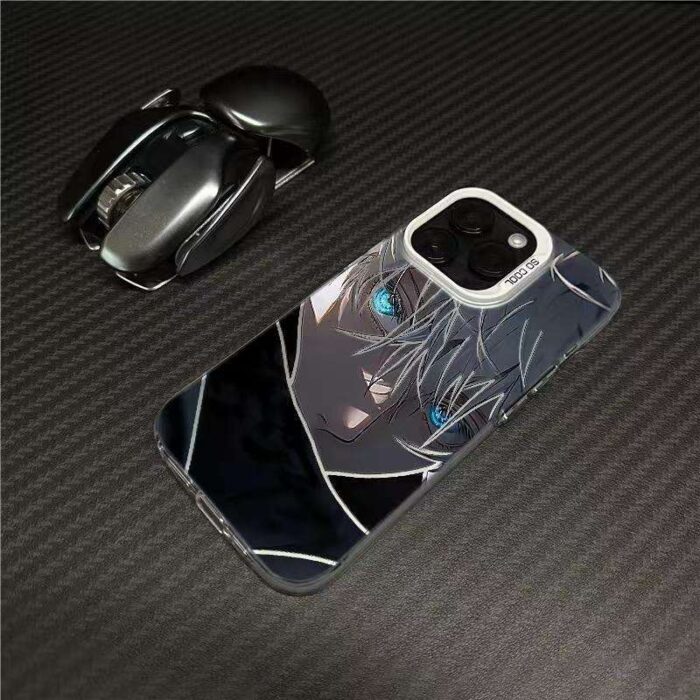 Trendy Anime Boy Colored Silver Phone case - Image 5