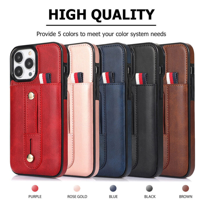 Wallet Case Compatible Holder Features Phone Case for iPhone - Image 2