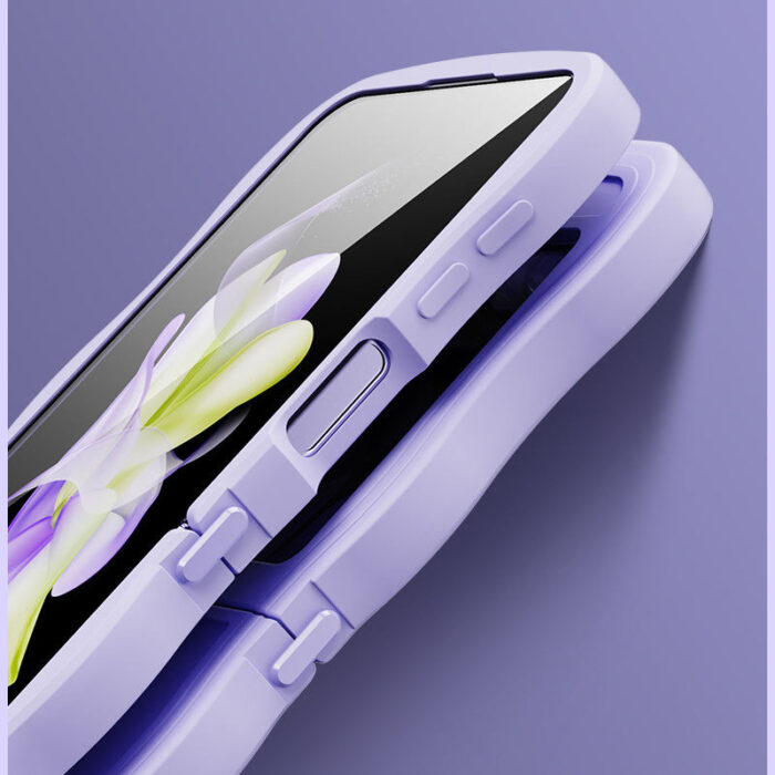 New Fashion Wave Silicone Phone Case for Samsung Z Flip - Image 4