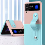 For Samsung Z Flip  Phone case Shockproof with Strap Girls Women Mobile Phone Case